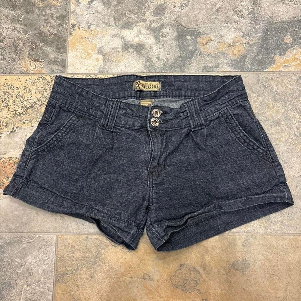 Aphrodite Women's Black and Navy Shorts